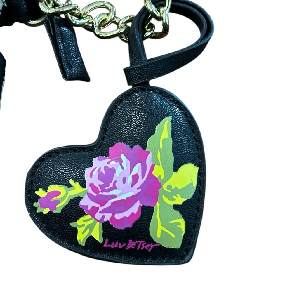 LUV Betsey by Betsey Johnson Floral Stripe Crossbody Bag - Picture 5 of 7